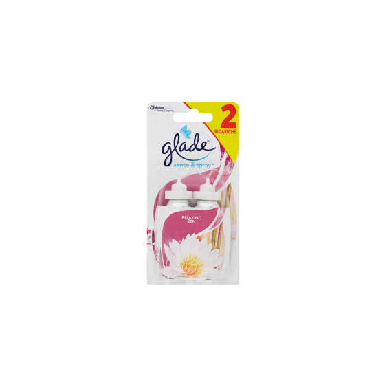 Glade Sense & Spray Relaxing Zen Profumo Per Ambienti 2 Ricariche Da 18 Ml