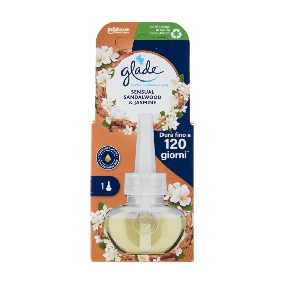 Glade Sensual Sandalwood & Jasmine Ricarica Per Diffusore Elettrico