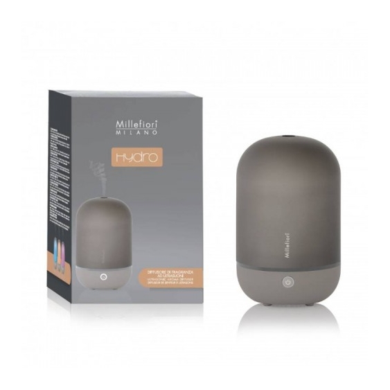 Millefiori Milano Hydro Rounded Diffusore Di Fragranza Ad Ultrasuoni Colore Grigio