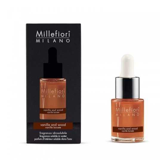 Millefiori Milano Vanilla And Wood Fragranza Idrosolubile Per Diffusore A Ultrasuoni Hydro 15 Ml