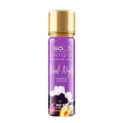 So... Unique Floral Night Fresia & Plum Acqua Corpo Profumata Donna 150 Ml Spray