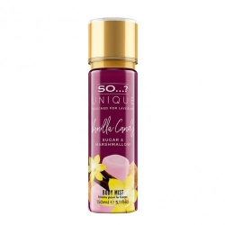 So... Unique Vanilla Candy Sugar & Marshmallow Acqua Corpo Profumata Donna 150 Ml Spray