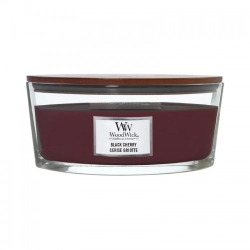 Woodwick Black Cherry Candela Profumata Ellittica 453 G