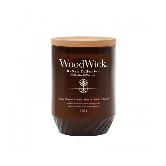 Woodwick Renew Collection Cherry Blossom & Vanilla Candela Grande 368 G