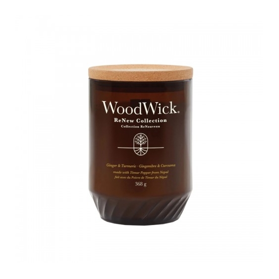Woodwick Renew Collection Ginger & Tumeric Candela Grande 368 G
