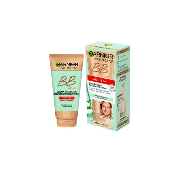 Garnier BB Cream Anti-Età Crema Idratante Perfezionatrice SPF25 - Medio-Chiara