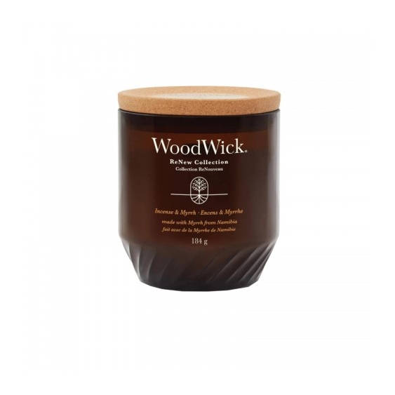 Woodwick Renew Collection Incense & Myrrh Candela Media 184 G