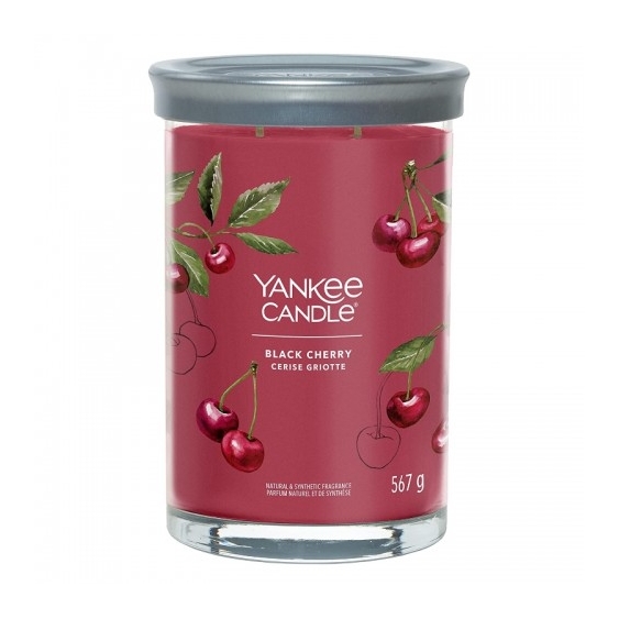 Yankee Candle Black Cherry Candela Profumata Tumbler Grande 567 G