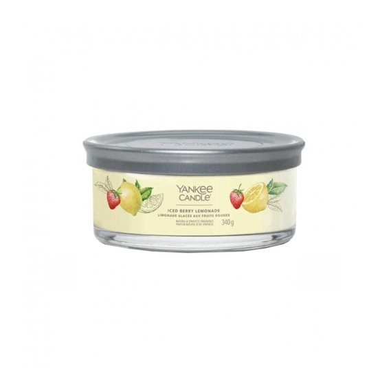 Yankee Candle Iced Berry Lemonade Candela Tumbler A 5 Stoppini Signature 340 G