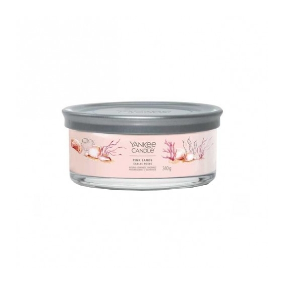 Yankee Candle Pink Sands Candela Tumbler A 5 Stoppini Signature 340 G