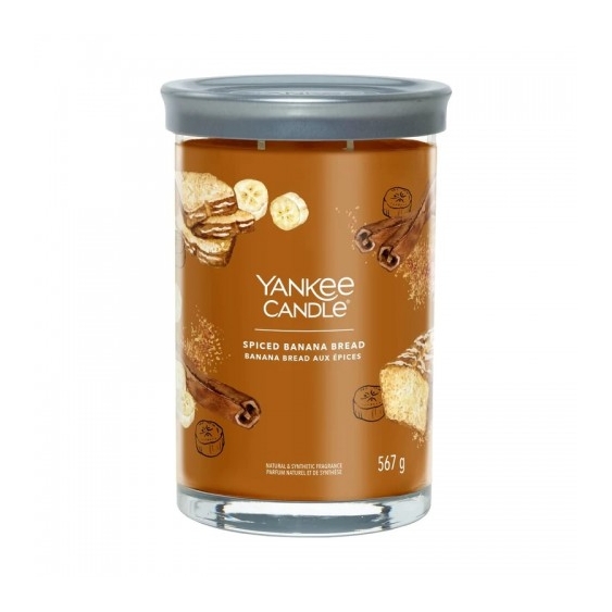 Yankee Candle Spiced Banana Bread Candela Profumata Tumbler Signature 567 G