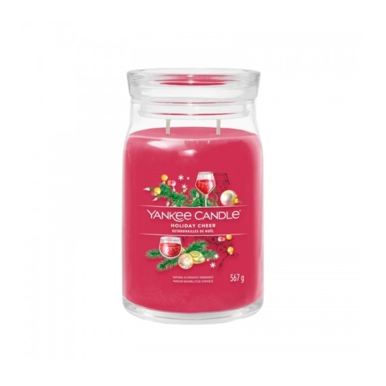Yankee Candle Holiday Cheer Candela Profumata Giara Grande 567 G