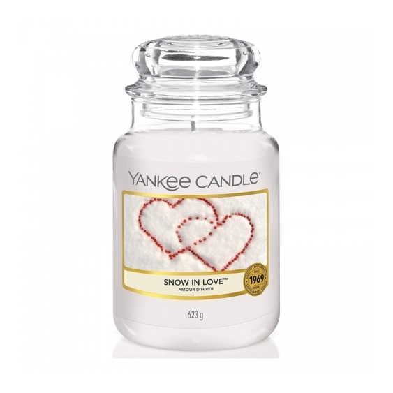Yankee Candle Snow In Love Candela Profumata Giara Grande 623 G