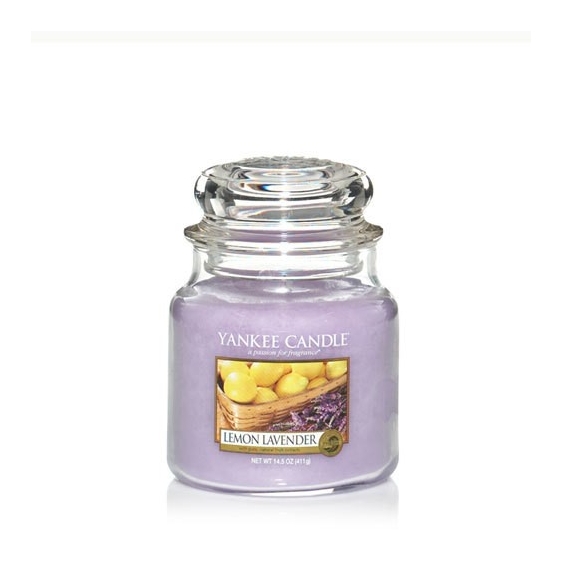Yankee Candle Lemon Lavander Candela Profumata In Giara Media