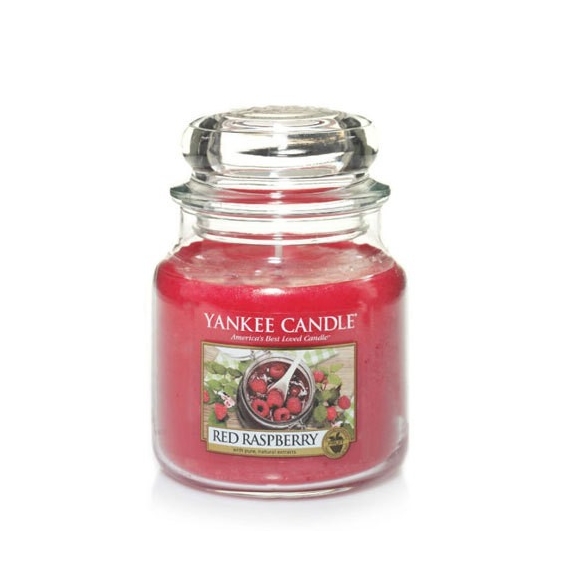Yankee Candle Red Raspberry Candela Profumata In Giara Media