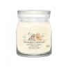 Yankee Candle Soft Wool & Amber Candela Profumata Signature Media 368 G
