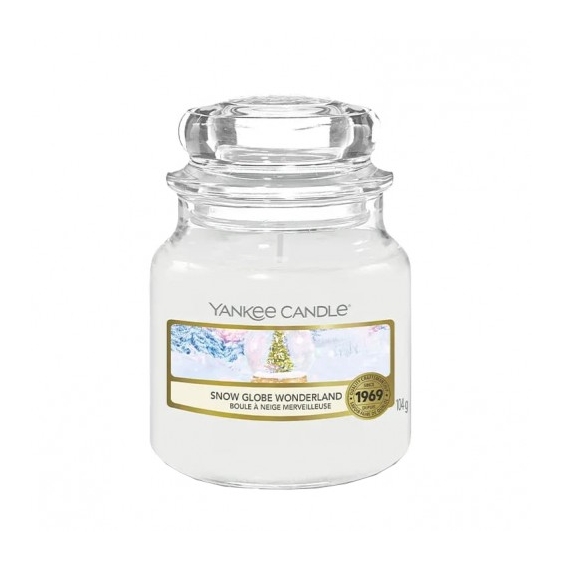Yankee Candle Snow Globe Wonderland Candela Profumata In Giara Small 104 G