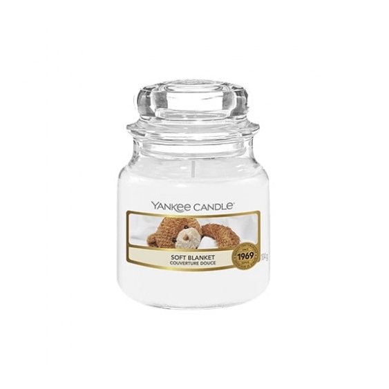 Yankee Candle Soft Blanket Candela Profumata In Giara Piccola 104 G