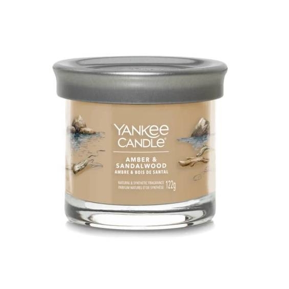Yankee Candle Amber & Sandalwood Candela Tumbler Piccola