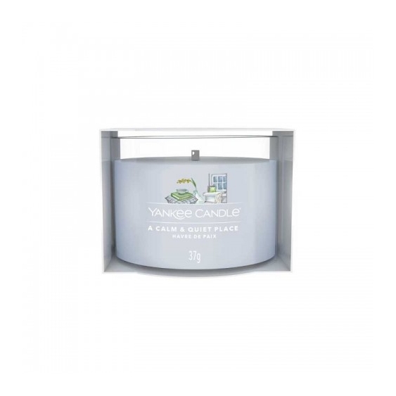 Yankee Candle A Calm & Quiet Place Candela Votiva In Vetro 37 G