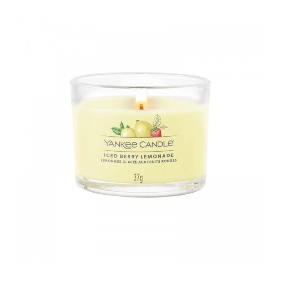 Yankee Candle Iced Berry Lemonade Candela Votiva In Vetro 37 G