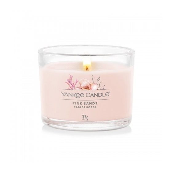 Yankee Candle Pink Sands Candela Votiva In Vetro 37 G