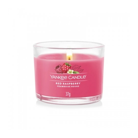 Yankee Candle Red Raspberry Candela Votiva In Vetro 37 G