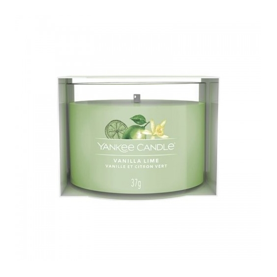 Yankee Candle Vanilla Lime Candela Votiva In Vetro 37 G