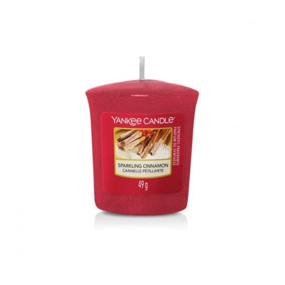 Yankee Candle Sparkling Cinnamon Candela Votiva 49 G
