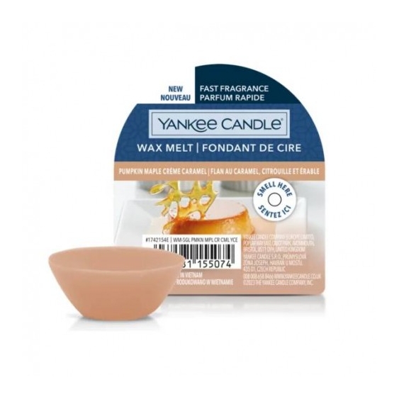 Yankee Candle Pumpkin Maple Crème Caramel Cera Da Fondere