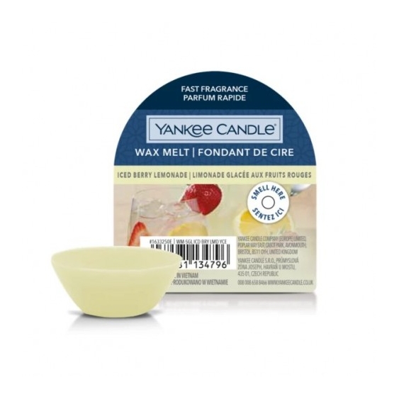 Yankee Candle Iced Berry Lemonade Cera Profumata Da Fondere