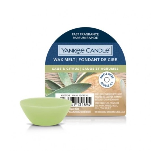 Yankee Candle Sage & Citrus Cera Profumata Da Fondere