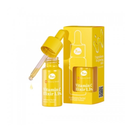 7Days Vitamin C Elixir 1.5% Siero Viso Illuminante 20 Ml