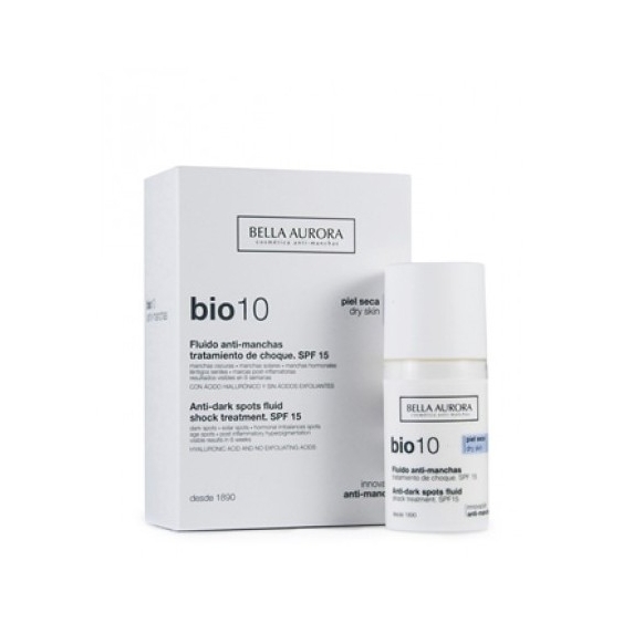Bella Aurora Labs Bio 10 Fluido Anti-Macchie Per Pelli Secche 30 Ml