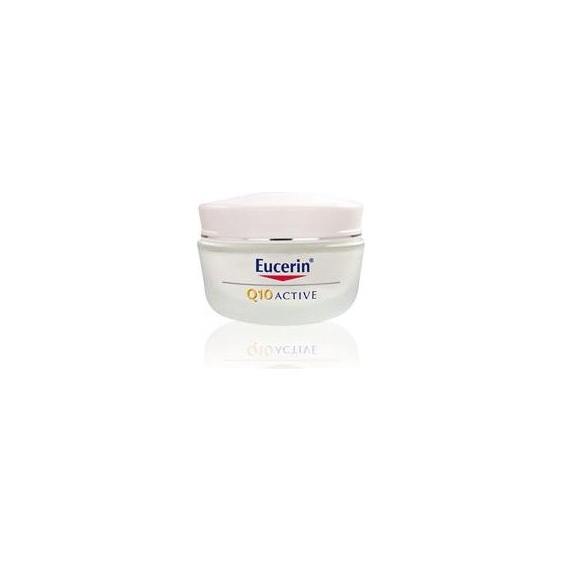 Eucerin Q10 Active Crema Viso Idratante Antirughe Pelli Sensibili Trattamento Giorno 50 Ml