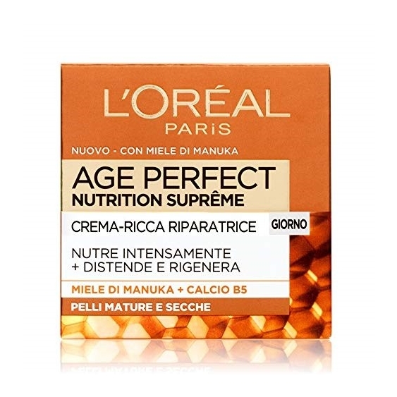 L'Oreal Paris Age Perfect Nutrition Supreme Crema Per Il Viso Antirughe Trattamento Riparatore 50 Ml