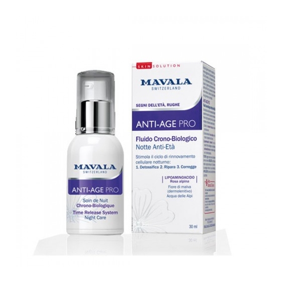 Mavala Fluido Crono-Biologico Notte Anti-Age Pro 30 Ml