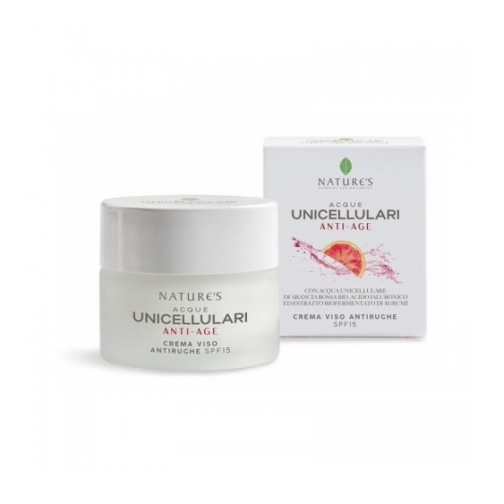 Nature's Acque Unicellulari Anti-Age Spf15 Crema Viso Antirughe 50 Ml