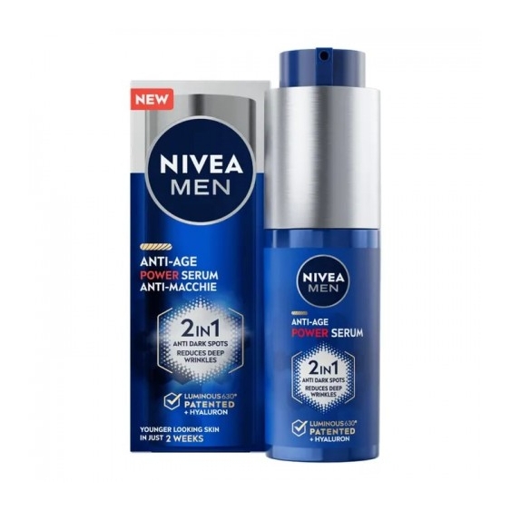 Nivea Men AntiAge 2In1 Power Serum Siero Anti-Macchie 30 Ml