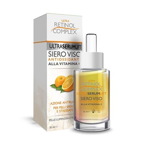 Retinol Complex Siero Viso Antiossidante Con Vitamina C 30 Ml