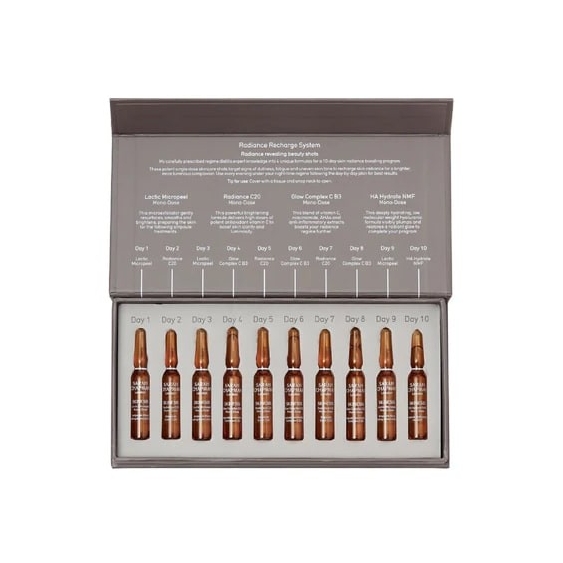 Sarah Chapman Radiance Recharge System 10-Day Ampoule Programme 10 Fiale Viso Illuminanti Da 1 Ml
