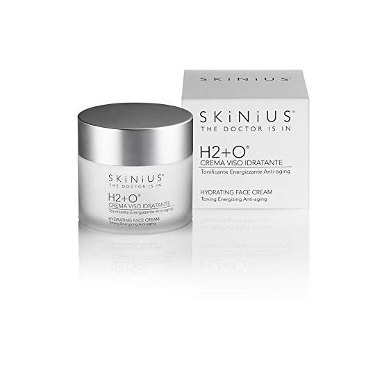 Skinius H2+O Crema Antirughe Viso Idratante Rigenerante 50 Ml