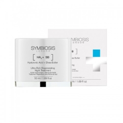 Symbiosis Acido Ialuronico + Burro Di Karitè Trattamento Notturno Rigenerante Ultra-Ricco 50 Ml