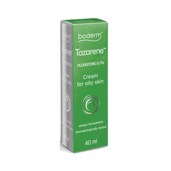 Boderm Tazarene 0,1% Crema Per Pelle Grassa 40 Ml