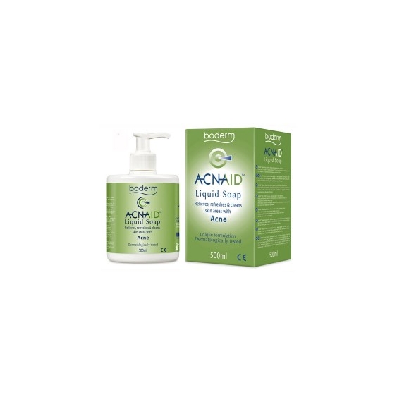 Boderm Acnaid Sapone Liquido Viso Per Pelli Impure A Tendenza Acneica 500 Ml