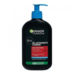 Garnier Pureactive Gel Detergente Carbone Anti-Punti Neri 250 Ml