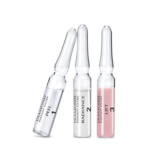 Natura Bisse Diamond Instant Glow Trattamento Rivitalizzante Viso 12 Fiale Da 3 Ml