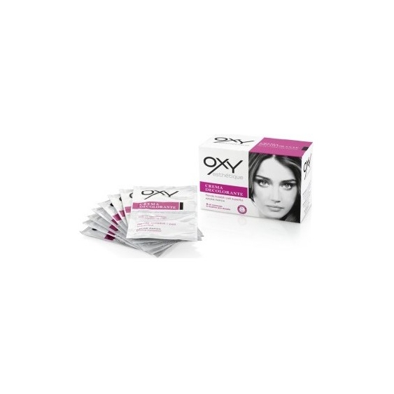 Oxy Esthétique Crema Decolorante Viso Azione Rapida 8 Bustine Monodose 75 Ml + Spatola+ Vaschetta