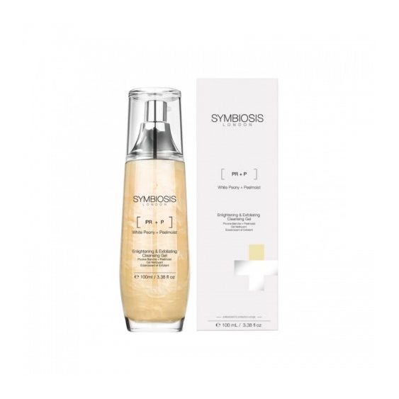 Symbiosis Peonia Bianca + Peelmoist Gel Detergente Illuminante & Esfoliante 100 Ml