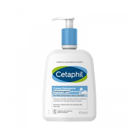 Cetaphil Crema Detergente Schiumogena Idratante 473 Ml